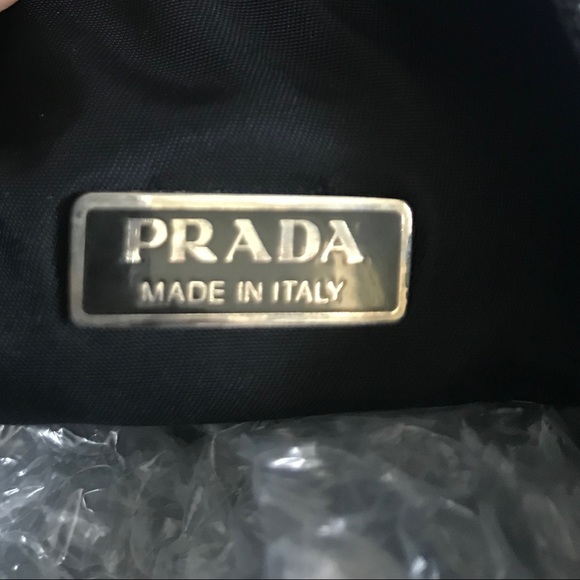 ✨ SOLD ON SITE✨Prada Black Hobo Mini Tessuto Bag - Picture 9 of 10